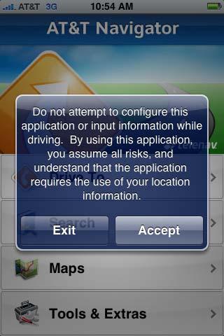 NOTE: If you choose "Don't Allow," the application will not be granted the permission to get GPS fixes, so