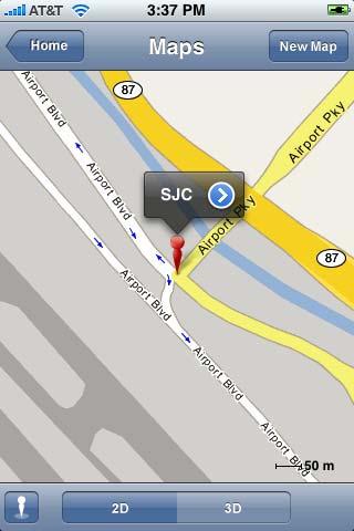3. Select Maps from the AT&T Navigator Main Menu.