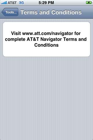 Support Quickly call or email AT&T Navigator Customer Support directly from your device.