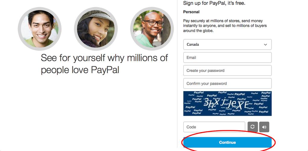 CREATE A PAYPAL ACCOUNT 5. Enter your email address and click Next. 6.