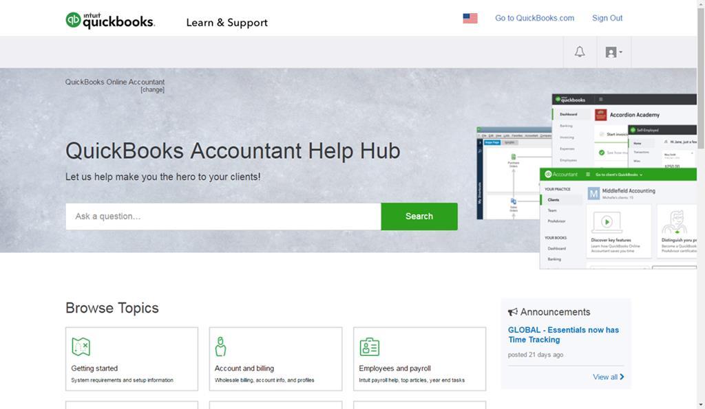 We also have a support site dedicated to providing the support articles you need fast the Accountant Help Hub.