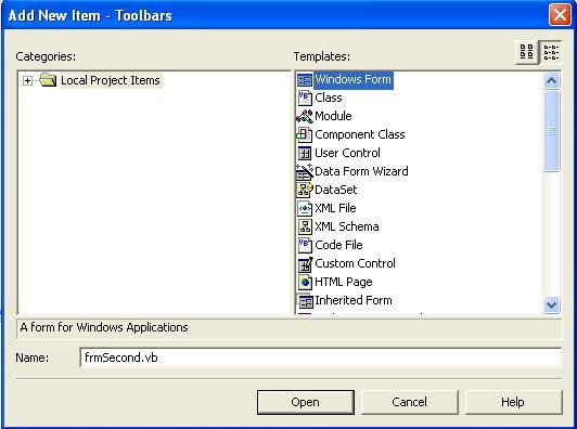 Creating Multiple Forms in VB.NET It's a rare program that only has one form in it. Most programs will have other forms.