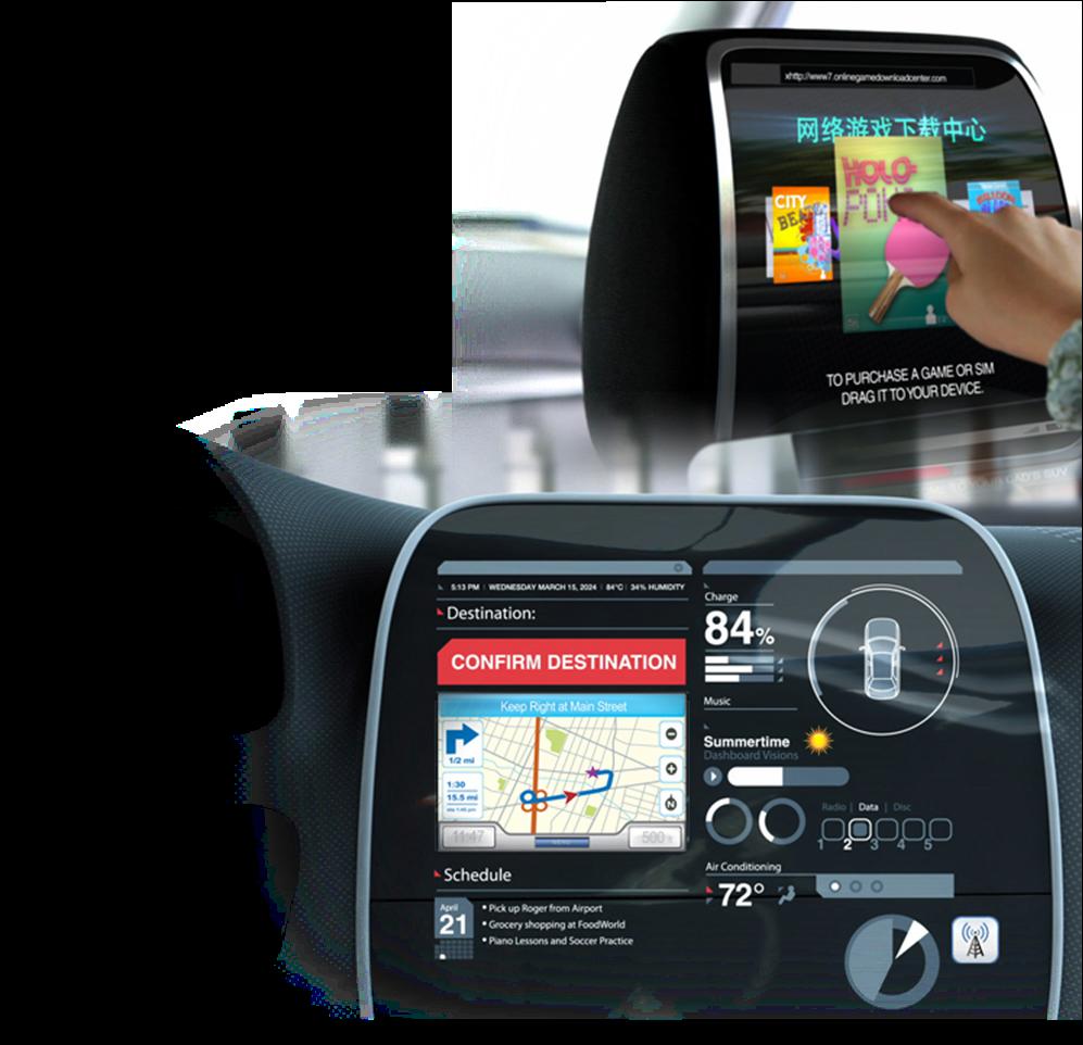 The Connected Vehicle Infotainment + Communication + Security Consumer electronics trends are dictating features in the car
