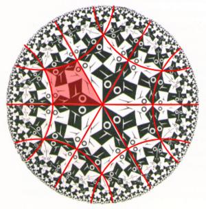Escher's Circle Limit Exploration - EscherMath http://math.slu.edu/escher/index.php?title=escher%27s_circle_limit_explor.