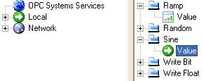 Select the Local OPC Systems Service in the Trend Point Tags dialog.