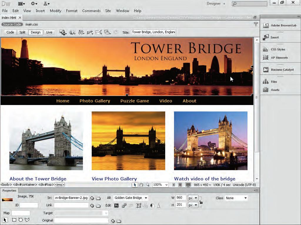 CHAPTER Working with Images and Multimedia You can make your web page more interesting by adding multimedia