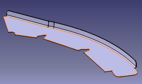 Creating a Cutout (1/5) Creating a profile as Cutout profile 1 Create a sketch on the web surface or on a flange surface 1