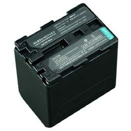 The recommended batteries are Panasonic DU21 and Sony QM91D.