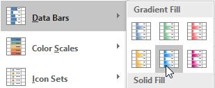 Conditional Formatting Conditional formatting allows you to create rules that will change the formatting in a cell based on the values in the cell.