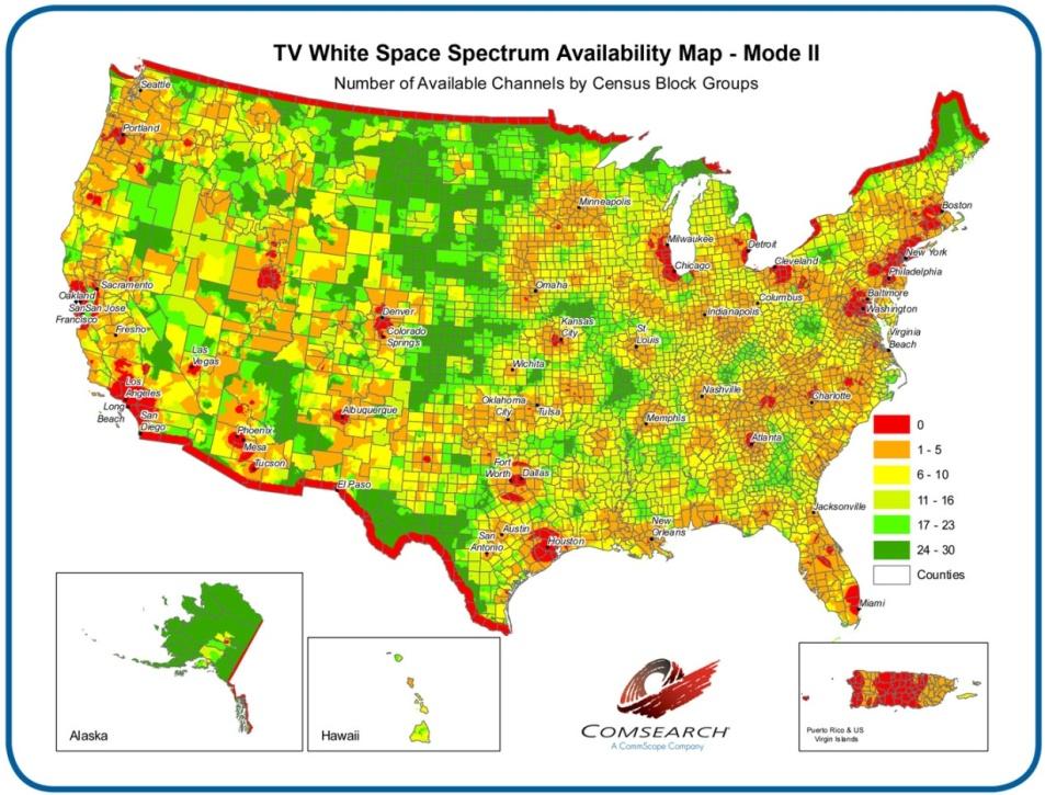 Trends and Motivating Insights Limited spectrum with large population presence Rural broadband