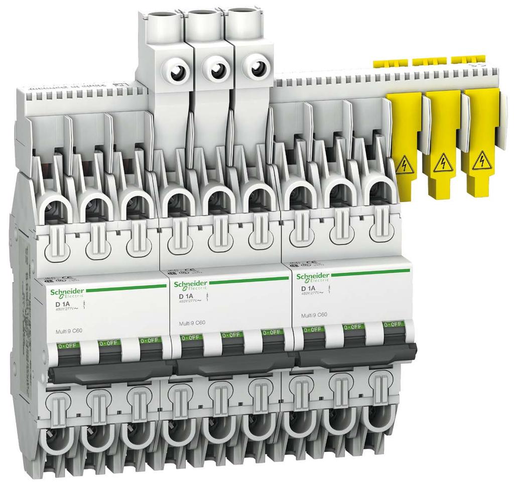 Protection Circuit protection Connection comusbars for C60 UL 489 circuit breakers (cont.