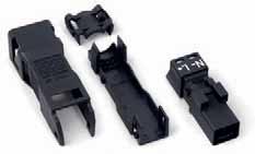 1 10 WINSTA MINI Sockets and Plugs, 2 Poles 0.25 1.5 mm² AWG 22-16 250 V/4 kv/3 16 A L 9 mm / 0.
