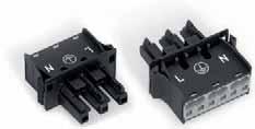 2 28 WINSTA MIDI Snap-In Sockets and Plugs, 3 Poles 2 x 0.5 4 mm² 2 x AWG 20-12 250 V/4 kv/3 25 A L 9 mm / 0.