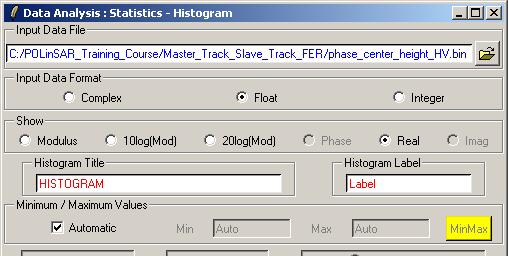 HEIGHT ESTIMATION INVERSION PROCEDURES Do it Yourself: Select a BMP file
