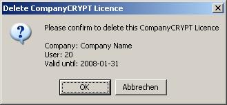 Delete licence using SyncManager SyncManager Licence Delete Important: Before changing the configuration using the SyncManager, the Master-Slave