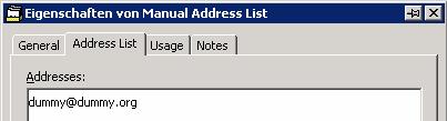 PGP-MIME (Sign only Company) Recipient addresses, that receive emails with a signature (PGP signature) made by the company account, format PGP/MIME PGP-MIME (Sign only User) Recipient addresses, that