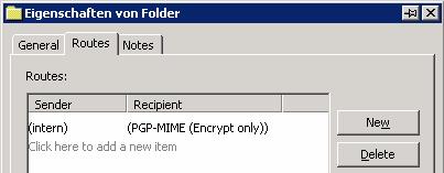 PGP-MIME (Encrypt and Sign Company) Recipients to receive PGP/MIME encrypted emails with a signature made by the company account PGP-MIME (Encrypt and Sign User) Recipients to receive PGP/MIME
