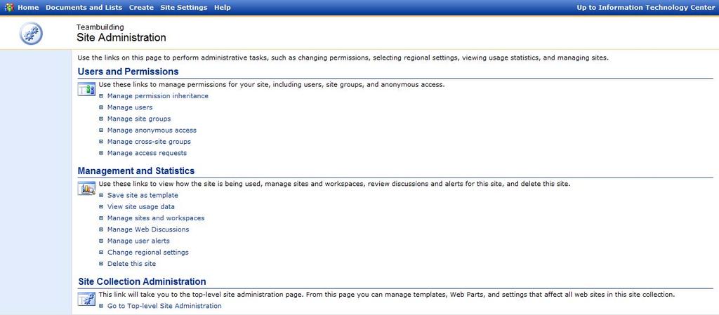12 6. In the Users and Permissions section, click on Manage users. The Manage Users page appears.