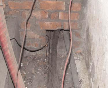 service cable with LT cables Finding #: E- 11 Excessive lint deposit on transformer.
