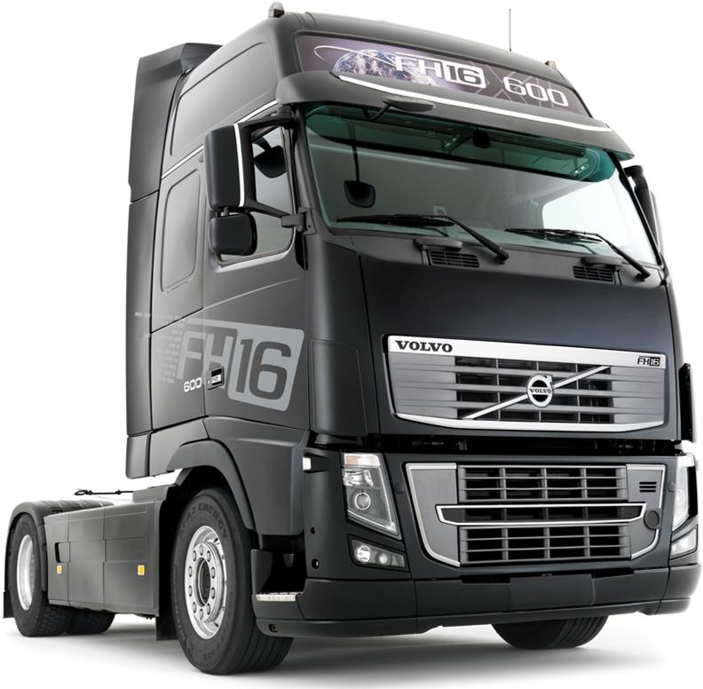 3.2 vehicle models using matlab 23 Figure 18: Volvo FH16[10] The gross combination weight effects of the trailer attachment have not been recorded.