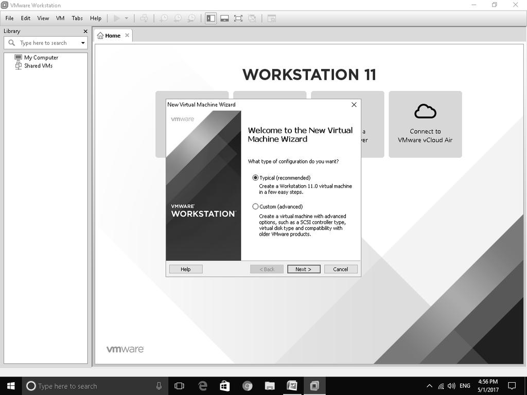 Citrix Netscaler 11x Install windows 2008 R2 as virtual machine(s) on VMware Workstation using windows 2008 R2 ISO. We need 5 instances of the same.