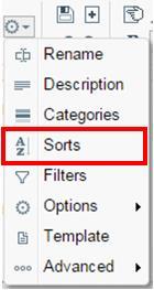 Changing Filters T mdify the filter criteria f a reprt click Filters in the Tlbar drp-dwn menu. There are three types f filters: Standard, Interactive and Grup.