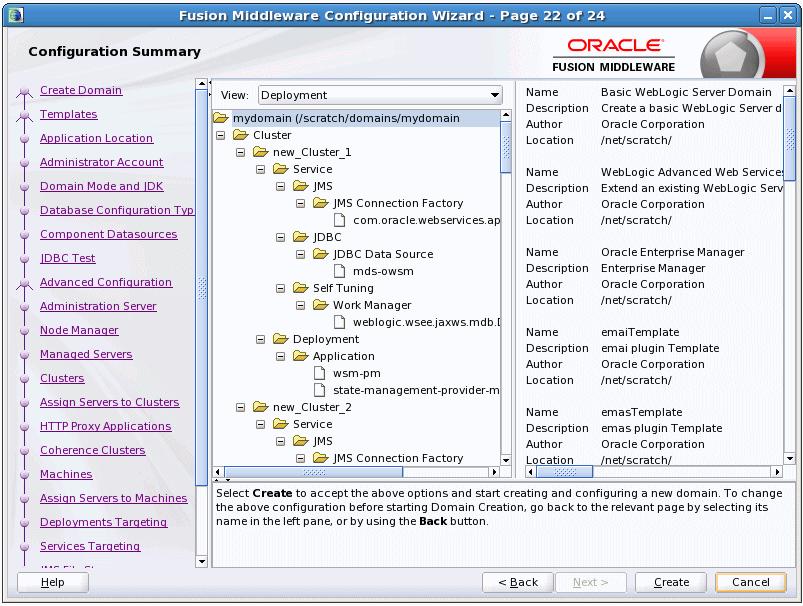 Configuration Summary Column Direct-Write-With-Cache For most scenarios, Oracle recommends using the Direct-Write-With-Cache policy.