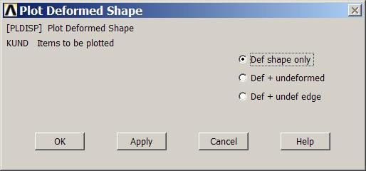 Deformed Shape Select