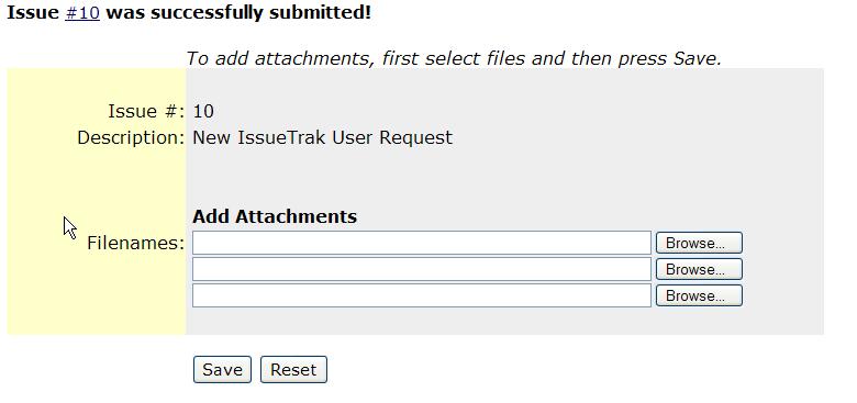 5. If you wish to include an attachment, check the box by Include Attachment(s). 6. Click Submit Issue. Contract Services 7.