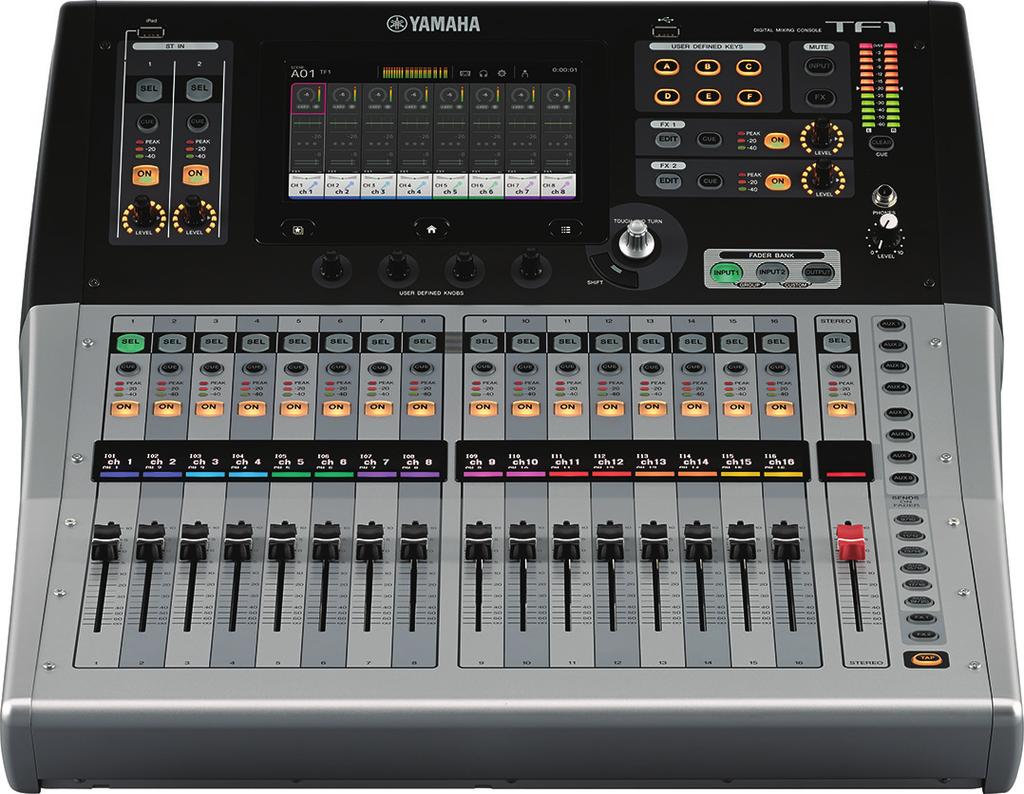 Overview The intuitive TouchFlow Operation interface is optimized for touchpanel control and provides an easy-to-use digital mixing console environment for a broad spectrum of users and uses.