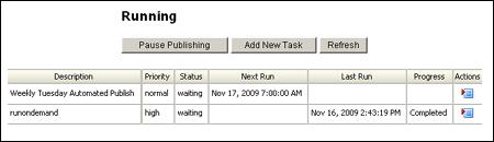 Oracle Site Studio Publisher Screenshot of the view menu in the site toolbar, with the Oracle Site Studio Admin option highlighted.