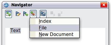 Step 6. Insert the subdocuments into the master document Now we are ready to add the subdocuments. Tip Subdocuments are inserted into a master document before the item highlighted in the Navigator.