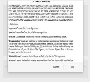 Read the software license agreement.