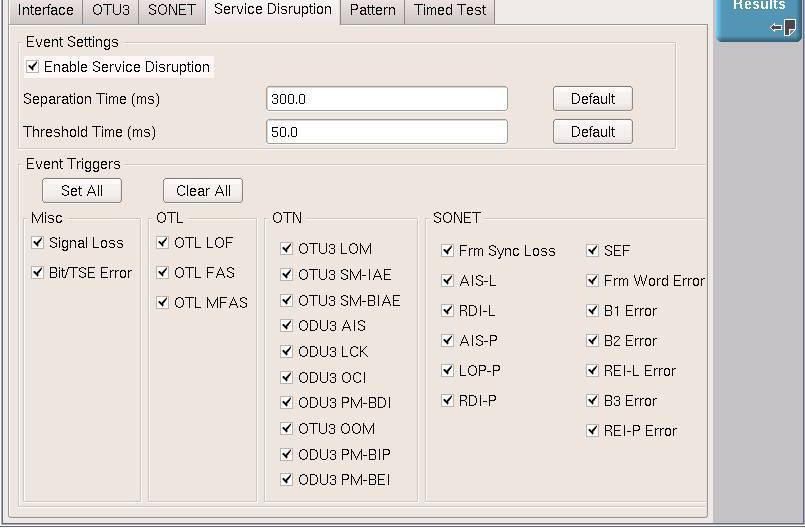 With OTU3/4, optical channel transport lane (OTL) layer support provides error/alarm injection and monitoring.