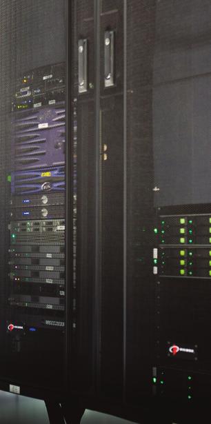 SHARED PDUs BETWEEN BAYED CABINETS Cuts the number of PDUs and upstream