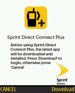 3. If you are an existing Direct Connect subscriber, navigate to and select the DC Plus Settings, press the left soft key to choose the ON option to turn Direct Connect Plus on and turn off Direct