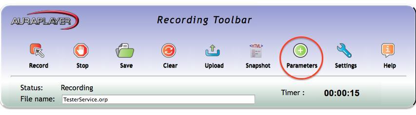 Upon success, your recording toolbar will have a success message on the top right corner.