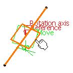 Page 169 A plane is displayed passing through the rotation axis. It is oriented at the specified angle to the reference plane.