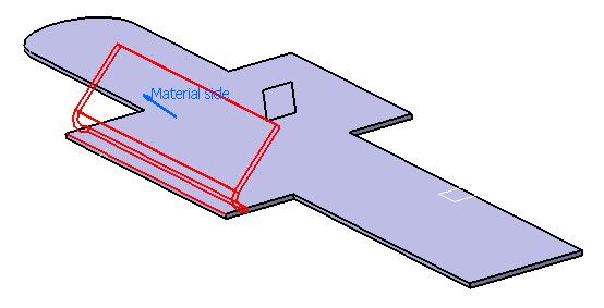 A preview of the flange to be created is displayed in the geometry area. 9.