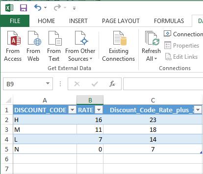 Once the Connection has been created, the next time you want to Import data, use the Existing Connections button in Excel,