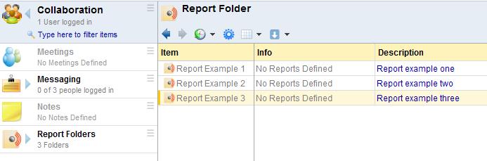 Create a name for the Report Folder and provide a description. You can also set the permissions for this Report Folder in the Permissions tab.