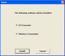 To install software Place the bundled CD-ROM into your computer s CD-ROM drive. This displays the dialog box shown below.