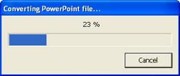 4 Select the PowerPoint file you want to convert and then click [Open].