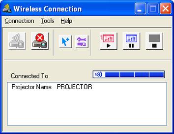 6 Start up Wireless Connection by double-clicking the icon on your computer desktop, or select the following from the windows Start menu: [All Programs] - [CASIO] - [Wireless Connection].