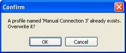 To modify an existing computer connection profile 3 4 5 6 Display the Wireless Connection window by double-clicking the icon on your computer desktop, or select the following from the windows Start
