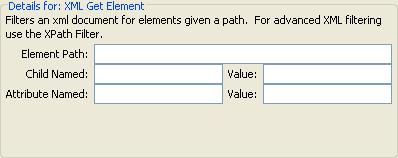 Filtering outputs and results By a relative or absolute path By a child element of the element you want to extract. You can also search by a specific value of the child element.