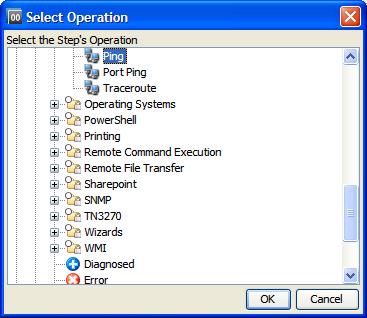 Changing which operation a step is based on Select Operation dialog 3. Navigate to and select the operation that you want to base the step on, and then click OK.