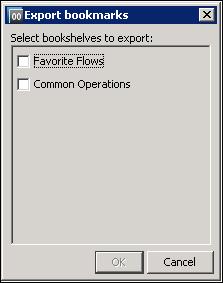 Bookmarking flows and operations 3.