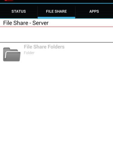 Accessing the Shared File List Your administrator can compile and make available a directory of folders and files.