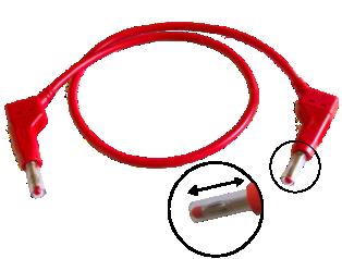 8 Accessories Jumper Cable This jumper cable allows the connection between 2 poles of the ST Switch. Both banana plugs of the jumper cable have a see-through retractable plastic shielding.